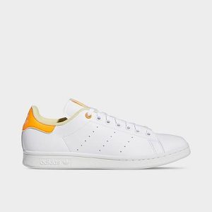 Adidas Women&apos;s Originals Stan Smith Casual Shoes in White/White Size 10.0 Leather - 3546358