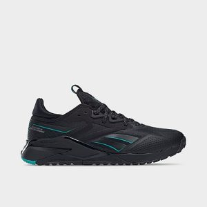 Reebok Women&apos;s Nano X2 TR Adventure Training Shoes in Black/Core Black Size 9.5 Nylon - 3542069