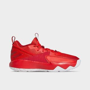 Adidas Dame Certified Basketball Shoes in Red/Red Size 14.0 - 3543697