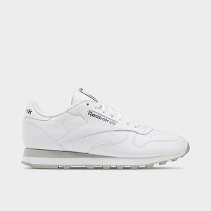 Reebok Men&apos;s Classic Leather Grow Casual Shoes in White/Footwear White Size 13.0 Leather/Nylon - 3205908