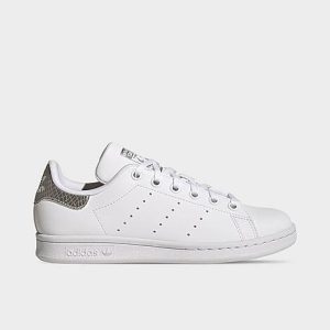 Adidas Big Kids&apos; Originals Stan Smith Recycled Casual Shoes in White/Cloud White Size 7.0 Leather - 3545498