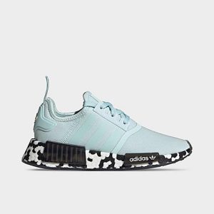 Adidas Big Kids&apos; Originals NMD R1 Casual Shoes in Blue/Almost Blue Size 4.5 - 3545317