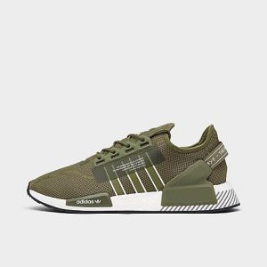 Adidas Men&apos;s Originals NMD R1 V2 Casual Shoes in Green/Focus Olive Size 13.0 - 3199458