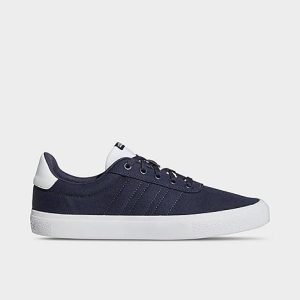 Adidas Men&apos;s Vulc Raid3r Skateboarding Shoes in Blue/Shadow Navy Size 8.5 Canvas - 3191583