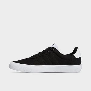 Adidas Men&apos;s Vulc Raid3r Skateboarding Shoes in Black/Black Size 13.0 Canvas - 3191562