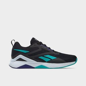 Reebok Men&apos;s Nanoflex V2 Training Shoes in Black/Core Black Size 14.0 - 3512754