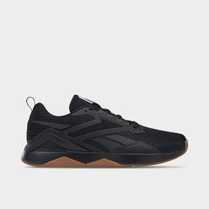 Reebok Men&apos;s Nanoflex V2 Training Shoes in Black/Core Black Size 14.0 - 3512768