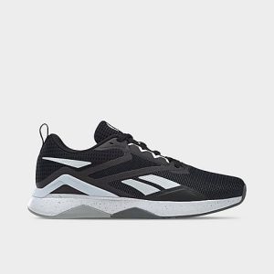 Reebok Men&apos;s Nanoflex V2 Training Shoes in Black/Core Black Size 14.0 - 3512726
