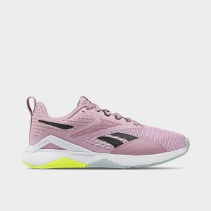 Reebok Women&apos;s Nanoflex TR 2.0 Training Shoes in Pink/Infused Lilac Size 11.0 - 3510722