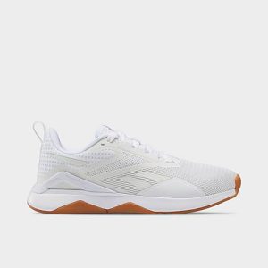 Reebok Women&apos;s Nanoflex TR 2.0 Training Shoes in White/Ftwr White Size 11.0 - 3510696