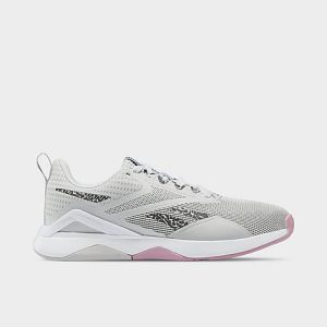 Reebok Women&apos;s Nanoflex TR 2.0 Training Shoes in Grey/Pure Grey 2 Size 9.0 - 3510744