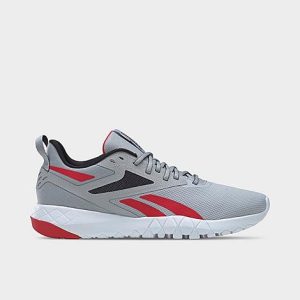 Reebok Men&apos;s Flexagon Force 4 Training Shoes in Red/Grey/Pure Grey 3 Size 11.5 - 3512681