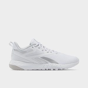 Reebok Women&apos;s Flexagon Force 4 Training Shoes in White/Ftwr White Size 8.5 - 3511162