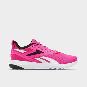 Reebok Women&apos;s Flexagon Force 4 Training Shoes in Pink/Proud Pink Size 8.0 - 3511175