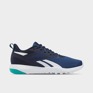 Reebok Women&apos;s Flexagon Force 4 Training Shoes in Blue/Vector Navy Size 6.5 - 3511214
