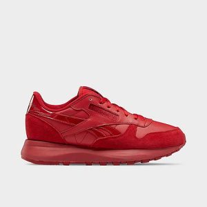 Reebok Women&apos;s Classic Leather Juicy Berry Casual Shoes in Red/Flash Red Size 7.5 - 3165939