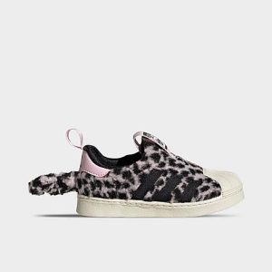 Adidas Girls&apos; Toddler Originals Cat Tail Superstar 360 Casual Shoes in Pink/Clear Pink Size 9.5 - 3546765