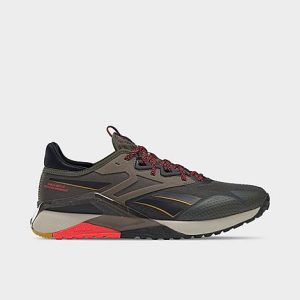 Reebok Men&apos;s Nano X2 TR Adventure Training Shoes in Brown/Army Green Size 14.0 Nylon - 3542398