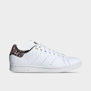 Adidas Women&apos;s Originals Stan Smith Casual Shoes in White/Footwear White Size 7.0 Leather - 3546391