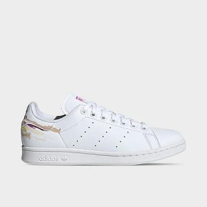 Adidas Women&apos;s Originals Stan Smith Thebe Magugu Casual Shoes in White/Cloud White Size 7.5 Leather - 3547058