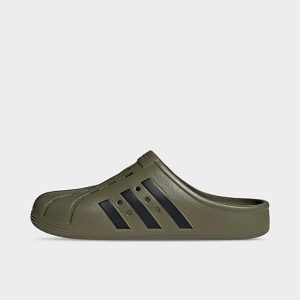Adidas Men&apos;s Adilette Clog Shoes in Green/ Size 6.0 - 3192262