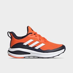 Adidas Little Kids&apos; Fortarun Sport Stretch Lace Running Shoes in Orange/Impact Orange Size 11.0 - 3542803