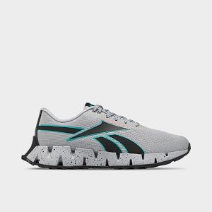 Reebok Men&apos;s Zig Dynamica 2 Adventure Trail Running Shoes in Grey/Pure Grey Size 13.0 - 3512529