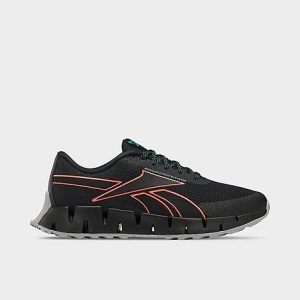 Reebok Men&apos;s Zig Dynamica 2 Adventure Trail Running Shoes in Black/Core Black Size 11.5 - 3512513