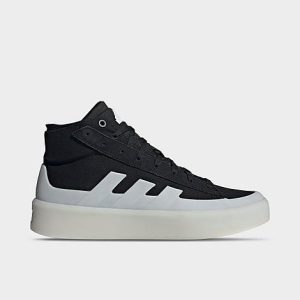Adidas Essentials Znsored Hi Casual Shoes in Black/Black Size 13.0 Canvas - 3549916