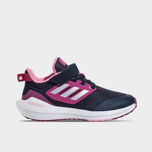 Adidas Little Kids&apos; EQ21 Run 2.0 Bounce Sport Stretch Lace Running Shoes in Blue/Legend Ink Size 13.0 - 3542783