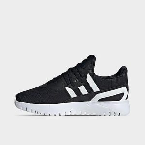 Adidas Big Kids&apos; Originals Flex Recycled Casual Shoes in Black/Core Black Size 6.5 - 3162036