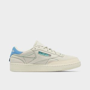 Reebok Men&apos;s Club C 85 Casual Shoes in Off-White/Chalk Size 10.0 Leather - 3511814