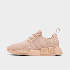 Adidas Women&apos;s Originals NMD R1 Casual Shoes in Orange/Halo Blush Size 10.0 - 3113170