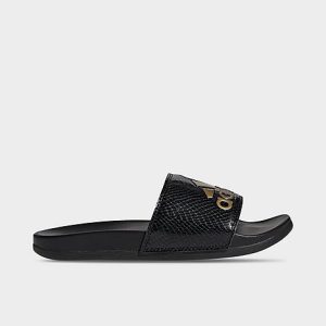 Adidas Women&apos;s Adilette Comfort Slide Sandals in Black/Core Black Size 11.0 - 3196633