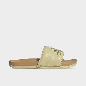 Adidas Women&apos;s Adilette Comfort Slide Sandals in Beige/Sandy Beige Size 11.0 - 3196708