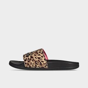 Adidas Women&apos;s Adilette Comfort Slide Sandals in Black/Core Black Size 11.0 - 3506625