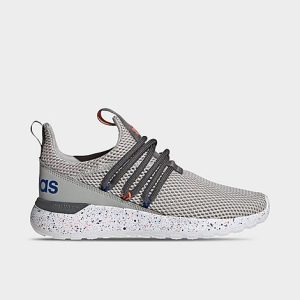Adidas Big Kids&apos; Essentials Lite Racer Adapt 3.0 Casual Shoes in Grey/Grey Size 3.5 Lace - 3030051