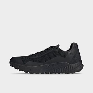 Adidas Men&apos;s Terrex Agravic Flow 2 Trail Running Shoes in Black/Black Size 14.0 Polyester/Plastic - 3507398