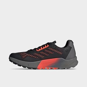 Adidas Men&apos;s Terrex Agravic Flow 2 Trail Running Shoes in Black/Black Size 14.0 Polyester/Plastic - 3507545