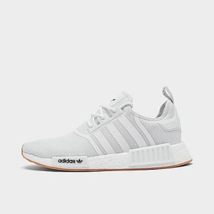Adidas Men&apos;s Originals NMD R1 Casual Shoes in White/Core Black Size 6.5 - 3084468