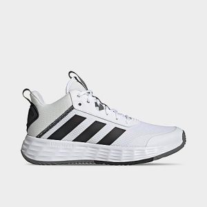 Adidas Ownthegame 2.0 Basketball Shoes in White/White Size 13.0 Plastic - 3088828
