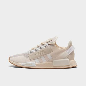 Adidas Men&apos;s Originals NMD R1 V2 Casual Shoes in Beige/Aluminum Size 14.0 - 2992095