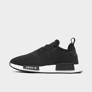 Adidas Little Kids&apos; Originals NMD R1 Primeblue Casual Shoes in Black/Core Black Size 13.0 Plastic - 3028823