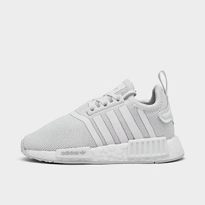 Adidas Kids&apos; Toddler Originals NMD R1 Primeblue Casual Shoes in White/White Size 6.0 Plastic - 3027959