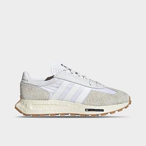 Adidas Men&apos;s Originals Retropy E5 Casual Shoes in White/Off-White/Crystal White Size 8.0 Suede - 3081625