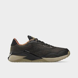 Reebok Men&apos;s x National Geographic Nano X2 Grow Training Shoes in Brown/Animal Print/Core Black Size 9.5 - 3512439