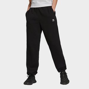 Adidas Women&apos;s Originals Adicolor Classics Jogger Pants in Black/Black Size Large Cotton/Polyester/Fleece - 5718280