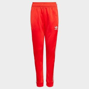 Adidas Kids&apos; SST Primegreen Jogger Pants in Red/Red Size Small Polyester - 5719163
