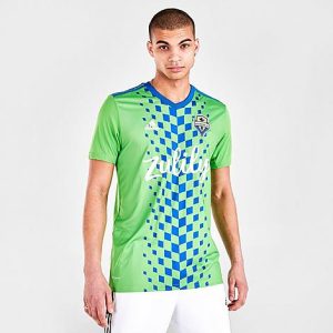 Adidas Team Men&apos;s adidas Seattle Sos FC 2022-23 Home Soccer Jersey in Green/Rave Green Size XL Polyester/Jersey - 5768266