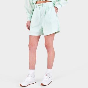 Reebok Women&apos;s Classics Shorts in Green/Opal Glow Size XL Cotton/Polyester - 5795525
